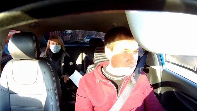 Воронеж. Потенциальные пассажиры Домино. Первый гололёд.