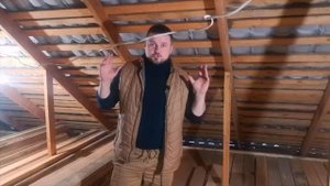 Утепление чердачного перекрытия по деревянным балкам