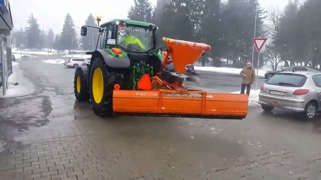 Разбрасыватель реагентов. смотреть онлайн