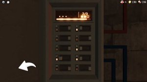 Использовал крест на фигуре, на 100 двери, на анимации лифта! DOORS