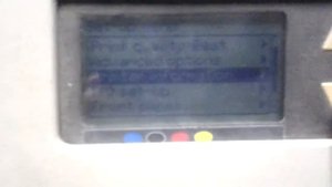 Плоттер Hp DesignJet 500 Menu