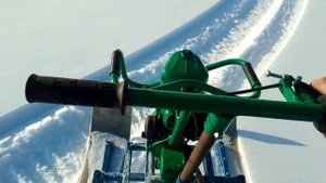 Самодельный снегоход из дружбы 4