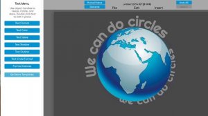 How to wrap text in a circle with The Graphics Creator