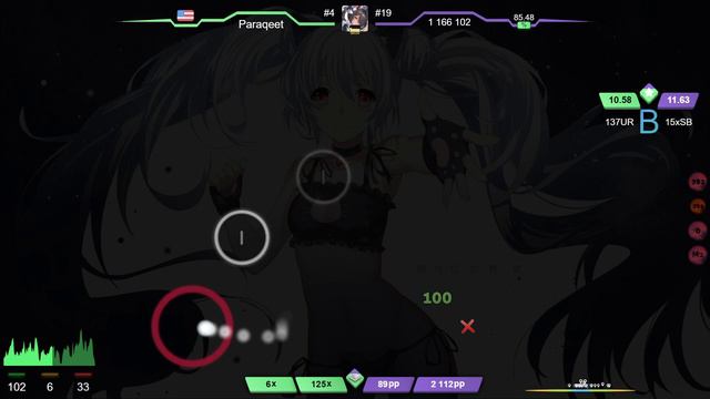 [11.63⭐] Paraqeet | Shimotsuki Haruka - Youka to Yumeutsutsu [Awaken] +HDDT 81.78% {💖100❌} - osu! смотреть онлайн