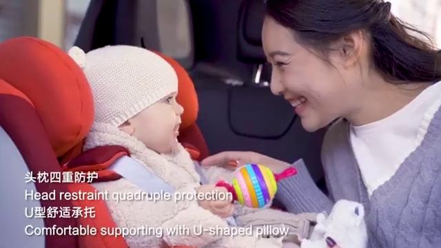 Детское автомобильное кресло Xiaomi QBORN 0-12 years old baby car seat