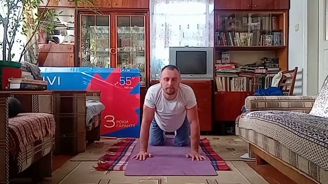 Гимнастика йоги // уровень сложности выше среднего // работа с ТБС и немного падмасаны смотреть онлайн