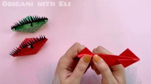 flashing paper dragon eye /origami paper dragon eye ?️?