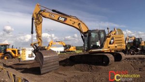 The New Generation Cat 323 Excavator With An Engcon Tiltrotator Getting A Test Drive @ E&H'18