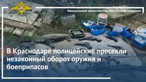 В Краснодаре полицейские пресекли незаконный оборот оружия и боеприпасов