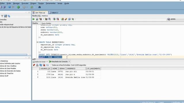 Dia 3 - Oracle - DML смотреть онлайн
