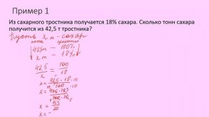 Решение задач на проценты с помощью пропорции. (ч.1) Математика 6 класс
