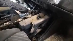 Mersedes MB100 2.4D , маркировка двигателя 616963,заводим перед снятием