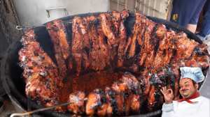 ➥Готовим Барбекю из свинины на углях и жареная курица