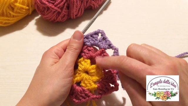 Tutorial piastrella uncinetto facilissima