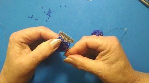 Как прикрепить замок к браслету #бисероплетение