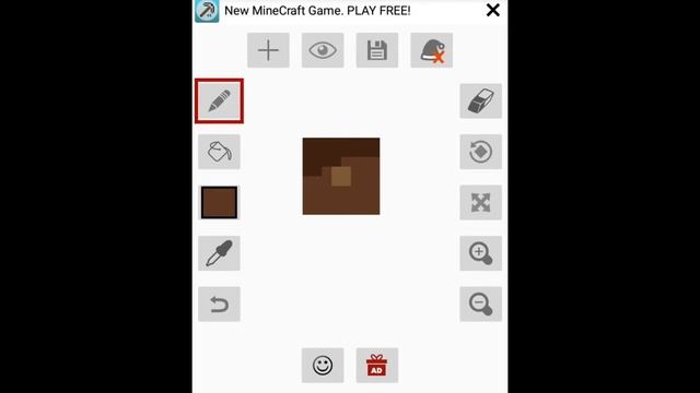 Создаём скин для Minecraft PE. Скин №1 смотреть онлайн