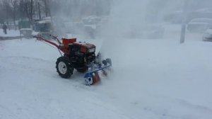 Снігоуборщик для мотоблока   шнек