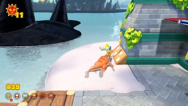 Прохождение Super Mario 3D World + Bowser's Fury {Switch} часть 3 — Марио Гигаколокольчик смотреть онлайн