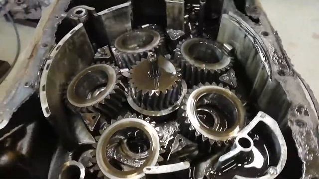 КПП ZF 16S развалился корпус планетарного редуктора. смотреть онлайн