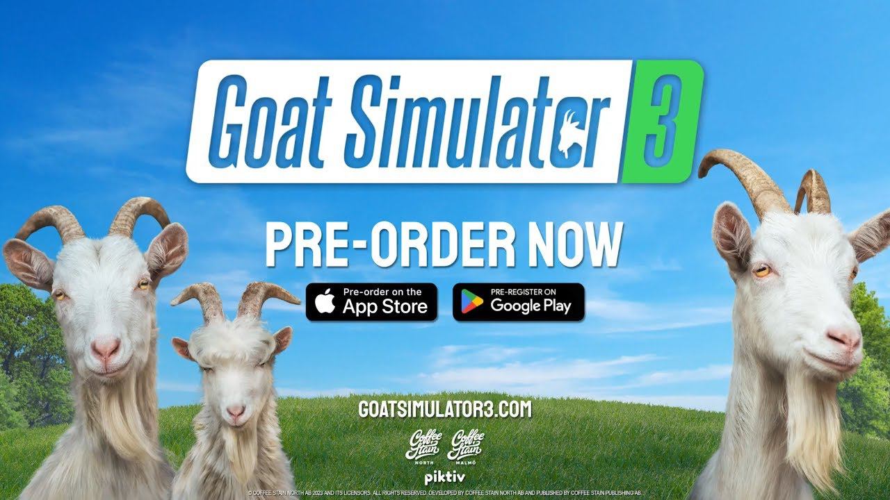 Goat Simulator 3 NEW MOBILE GAMES ( android ios )