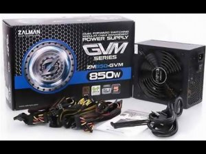 ZALMAN ZM850-GVM ATX 850W Bronze - Распаковка блока питания (Полный обзор)