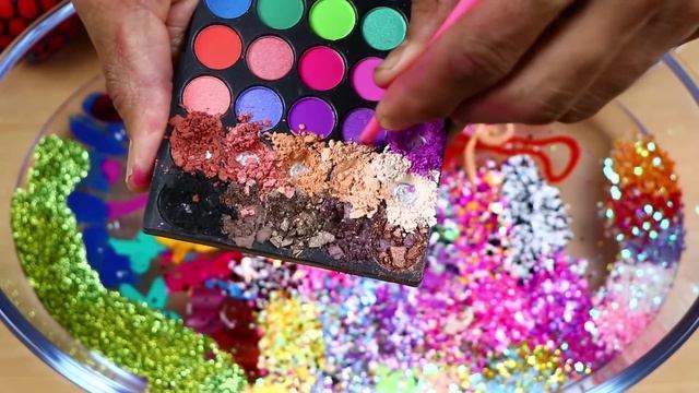 Mixing Makeup And Stress Balls Into Clear Slime!! Relaxing & Satisfying Slime Smoothie Video!! смотреть онлайн