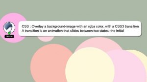 CSS : Overlay a background-image with an rgba color, with a CSS3 transition