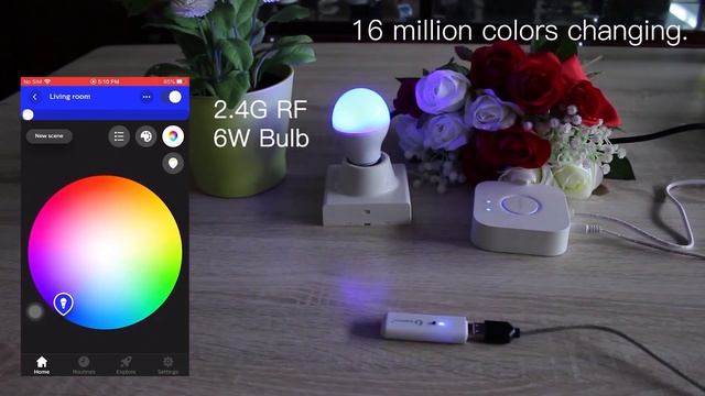 Gledopto Smart ZIGBEE-RF Bridge, Convert 2.4G RF Signals to Zigbee Signals смотреть онлайн