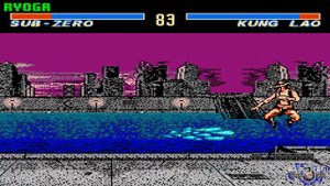 Ultimate Mortal Kombat 3 (Unl) (V3.23b) (NES Pirate) - NES Longplay - SubZero NO DEATH Playthrough
