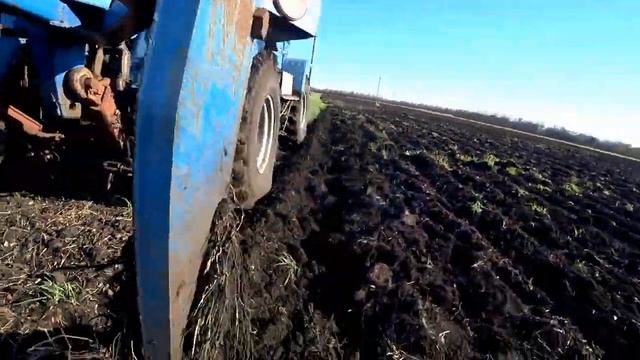 жом для крс . ковыряем землю без оборота пласта