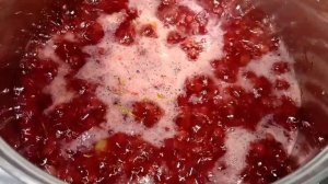 Желе 5 минутка из красной смородины