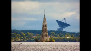 Село Спас-Угол и город  Калязин