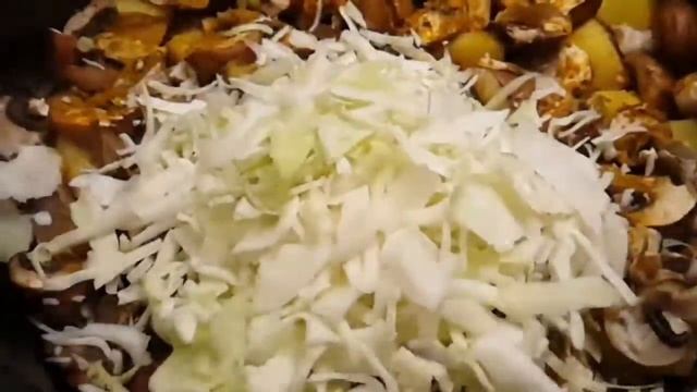 #Тушёная #капуста. Очень вкусно ! Просто и быстро ! смотреть онлайн