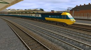 Поезд Йорк - Донкастер. Вид из кабины. Trainz Simulator 12.