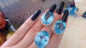 ТОПАЗЫ И АКВАМАРИНЫ 💦 💙 💙 💙 ПОТРЯСАЮЩИЕ ОТТЕНКИ 💗💗💗