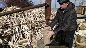 Дровокол механический пружинный