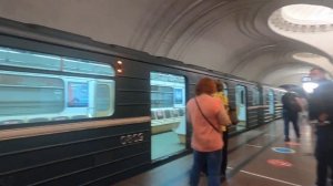 "Посадки нет!" Электропоезд 81.717/714 прибывает без посадки на ст. Сокол.