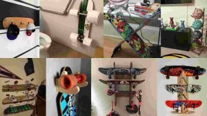 Skateboard creativity: Genius skateboard furniture ideas