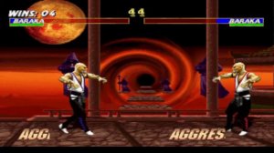 Mortal Kombat Trilogy (PSX) Gameplay- Baraka