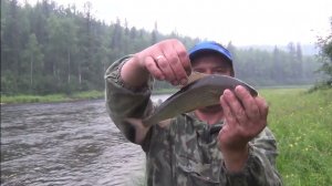 25 серия Рыба Клюет каждый заброс на Балда Тирольская палочка Хариус