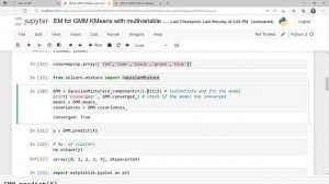 08 Implement Gaussian Mixture Model (GMM) using EM algorithm with 5 different data distributions