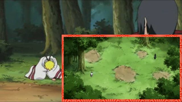 Первая встреча Наруто и Итачи / Наруто Узумаки против Итачи Учиха / Аниме наруто смотреть онлайн