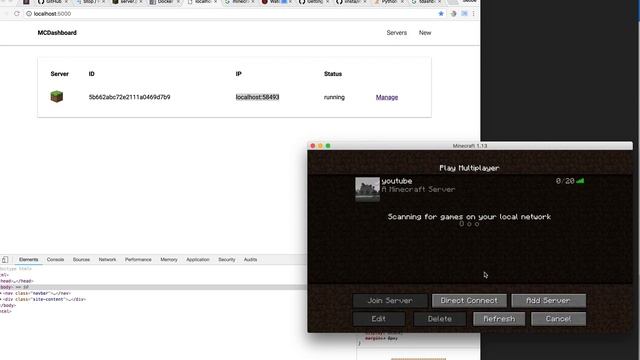 Docker, Python and ... Minecraft ?