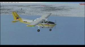 [FSX] Полет по кругу, Когалым (USRK)