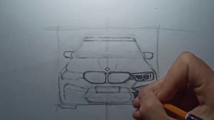 КАК НАРИСОВАТЬ МАШИНУ БМВ, BMW M5.