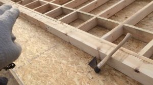 # 6. Каркас четвертой стены: высота 3м, ширина 8м. Строим самостоятельно каркасный дом своими рукам