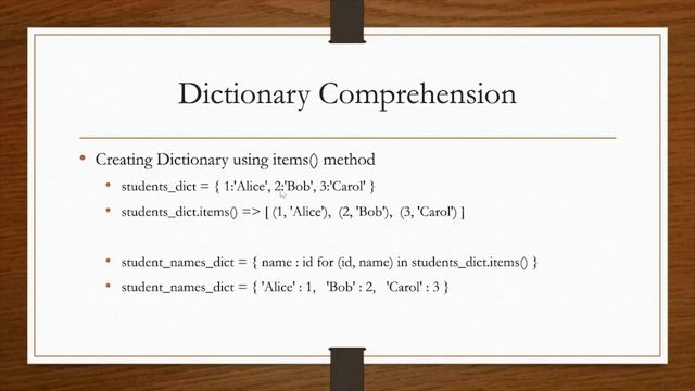 Python Full Course 53 Dictionary Comprehensions