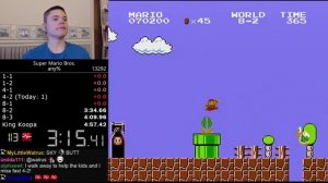 Рекорд по скорости прохождения игры Super Mario