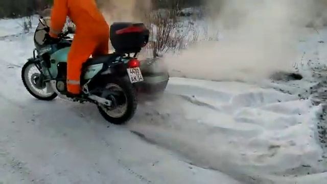Мотоцикл с коляской ,Honda Transalp 400 sidecar