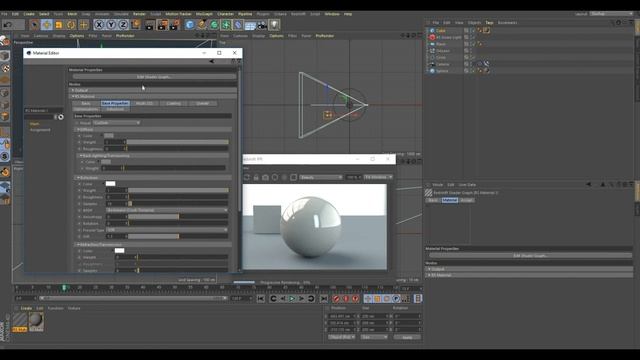 Cinema 4d - урок по плавной анимации и приятной глазу композу. Redshift render